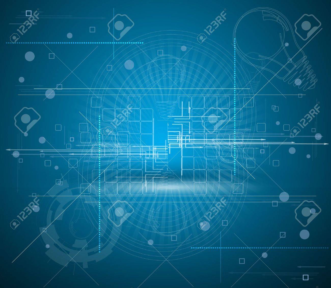 抽象的な未来インターネット高コンピューター技術ビジネス背景のイラスト素材 ベクタ Image