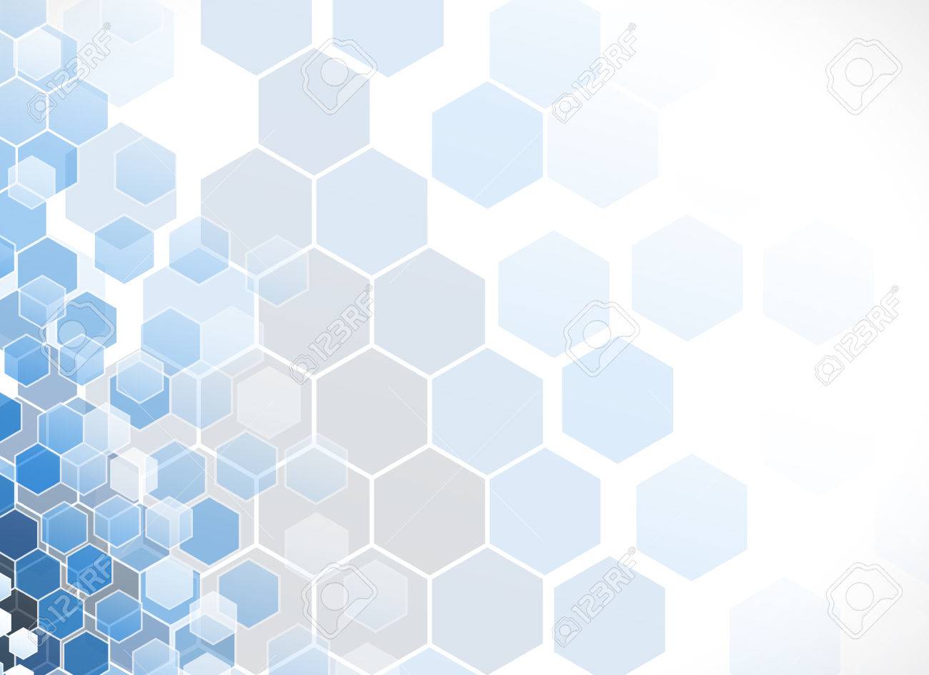 六角形の背景を抽象化します 技術の多角形デザイン デジタルの未来的なミニマリズム ベクトルのイラスト素材 ベクタ Image