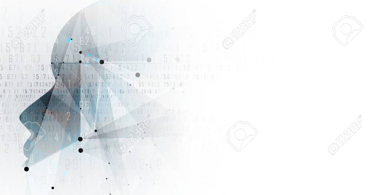abstract artificial intelligence technology web background web background