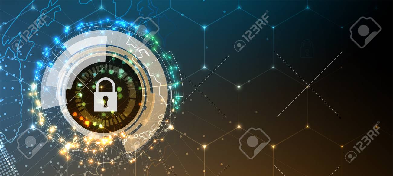 Cyber security and information or network protection. Future cyber technology web services for business and internet project. - 93649369 Cyber security and information or network protection. Future cyber technology web services for business and internet project. - 93649369