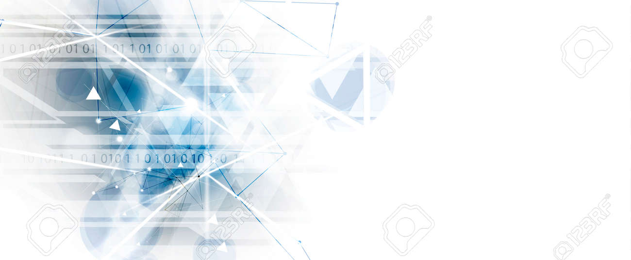 Abstract tech background. Futuristic technology interface with geometric shapes - 122682316 Abstract tech background. Futuristic technology interface with geometric shapes - 122682316