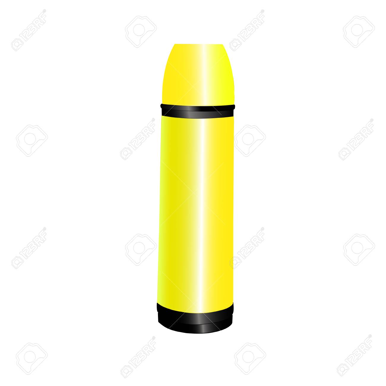 yellow thermoflask