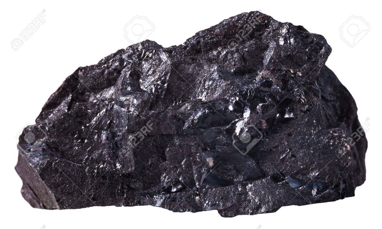 Macro Shooting Of Specimen Natural Rock Black Anthracite Coal Stock Photo Picture And Royalty Free Image Image
