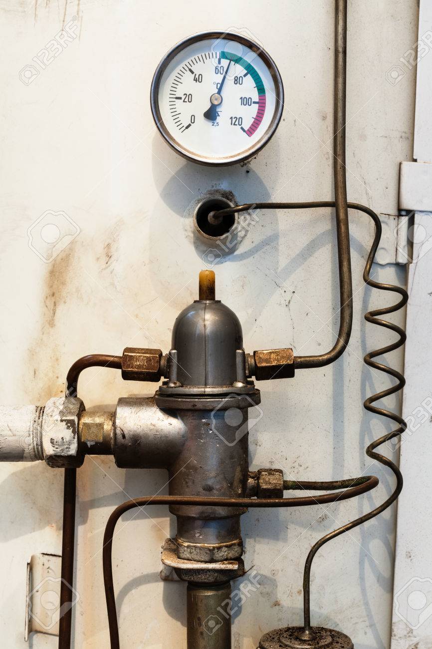 Замена термометра на котле дани