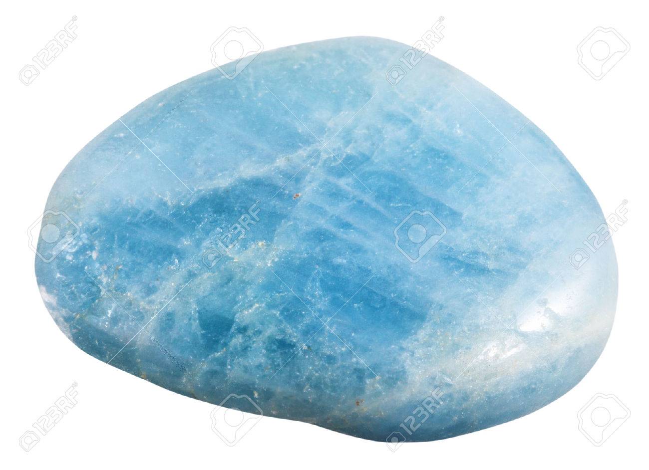 macro shooting of natural mineral stone - polished aquamarine (blue Beryl) gemstone isolated on white background - 55892985 macro shooting of natural mineral stone - polished aquamarine (blue Beryl) gemstone isolated on white background - 55892985
