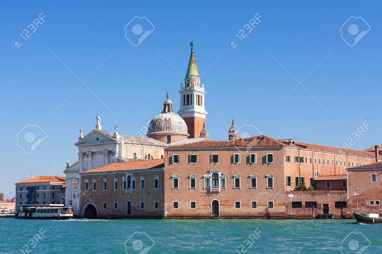 トラベル イタリア サンにヴェネツィアのサン ジョルジョ マッジョーレ島観 Marco 盆 の写真素材 画像素材 Image