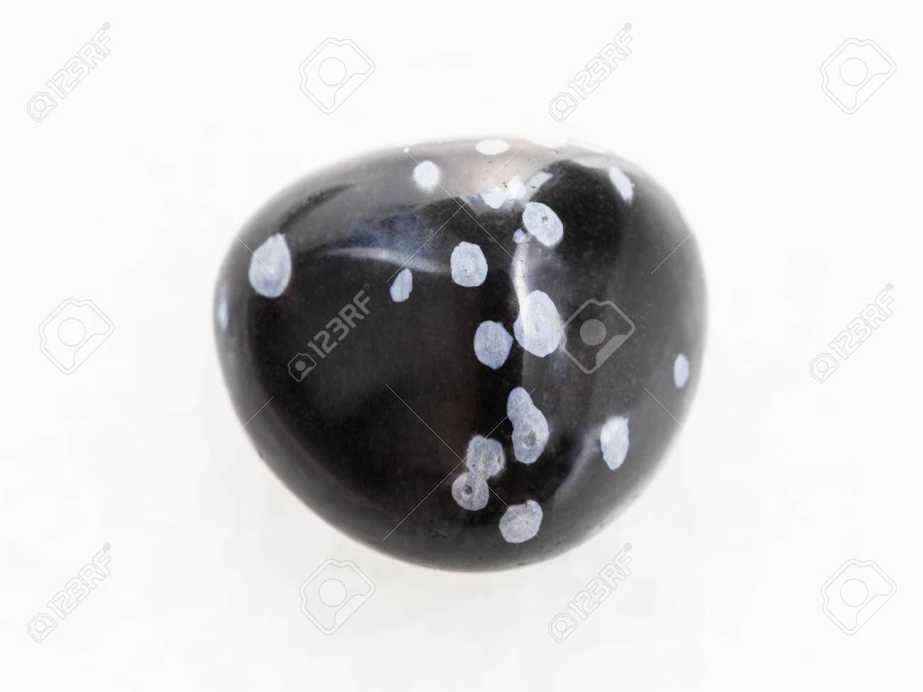 Macro Shooting Of Natural Mineral Rock Specimen Tumbled Snowflake Stock Photo Picture And Royalty Free Image Image