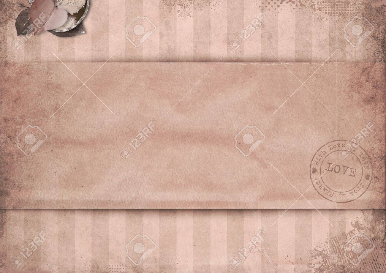 Vintage Valentine Background With Space For Text Or Photo Stock Photo,  Picture and Royalty Free Image. Image 17353944., image size:1300x919