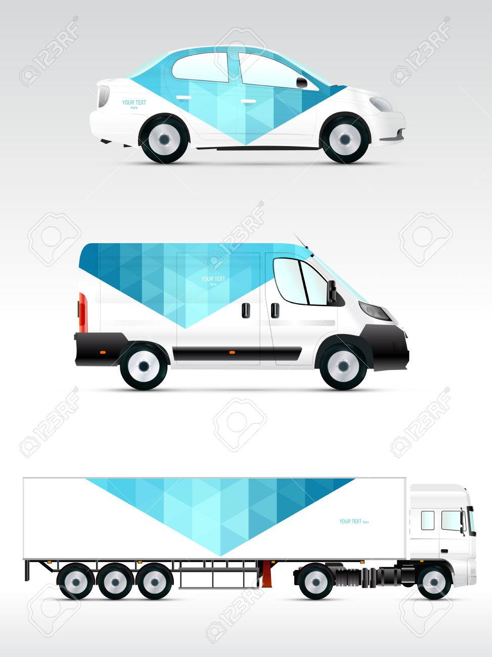 広告 ブランドや企業の Id テンプレート車両 乗用車 トラック バス