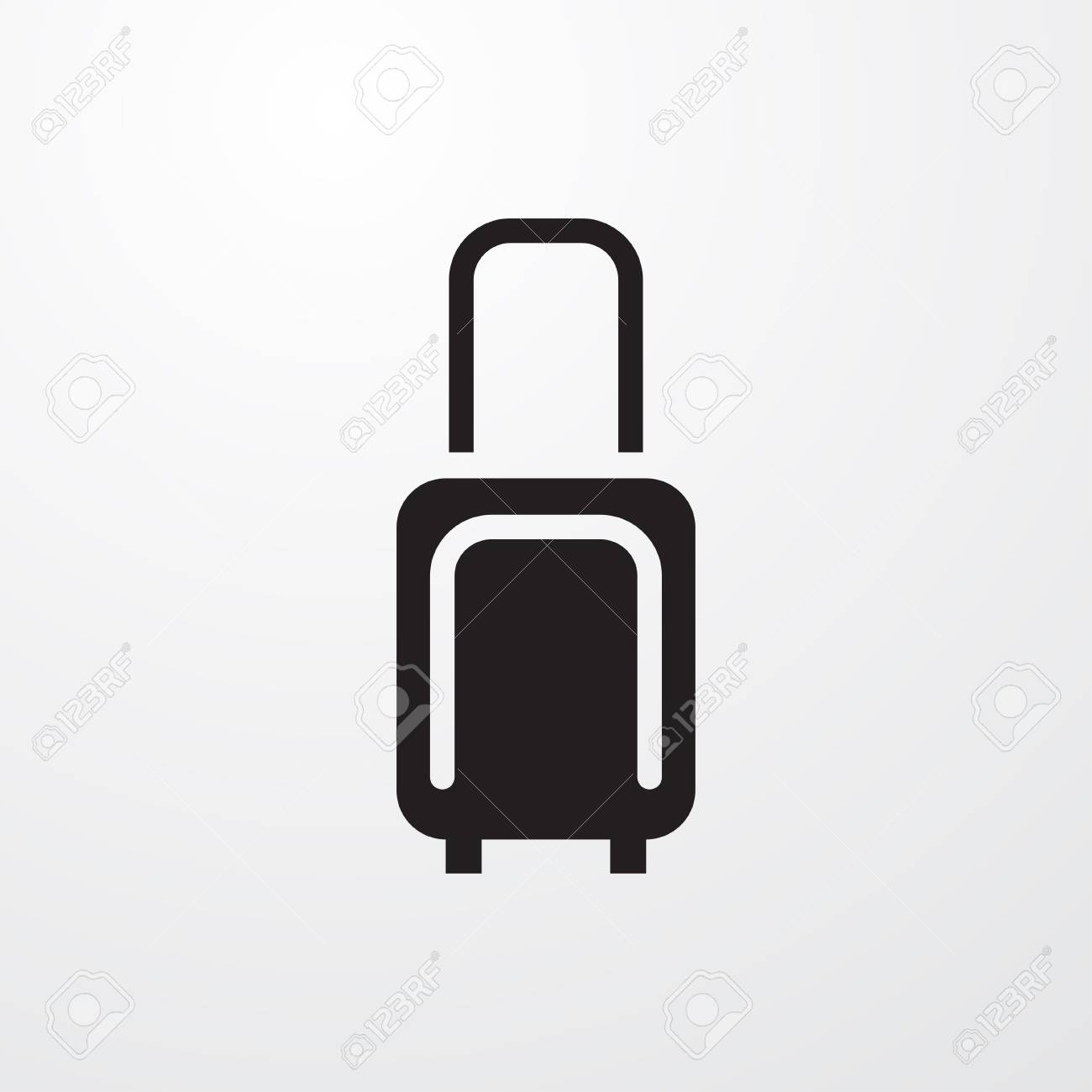 荷物アイコン イラスト分離記号のイラスト素材 ベクタ Image