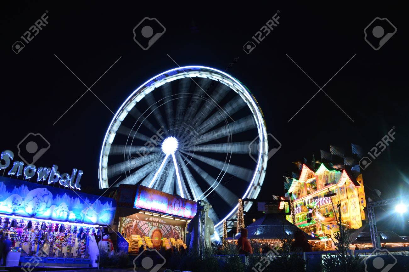 winter wonderland london night