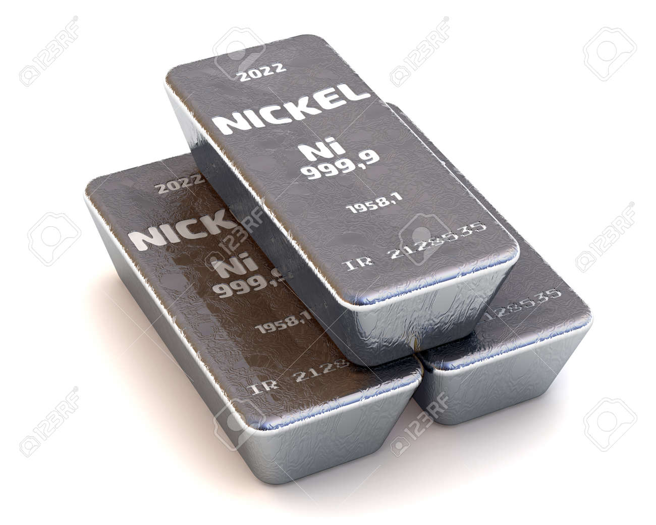 5点まとめて レアメタル インゴット 元素キューブ Ni ニッケル 5点