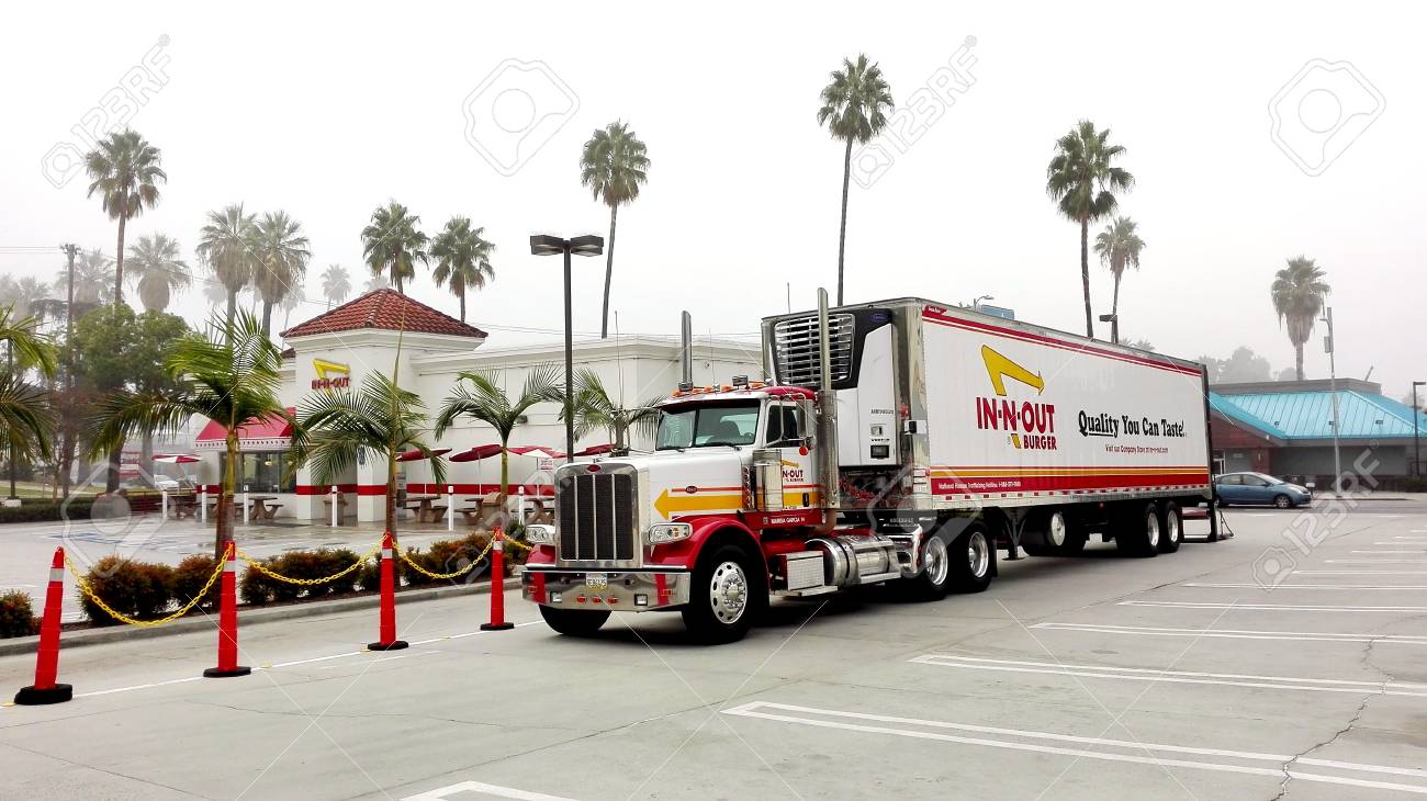 Hollywood Los Angeles California September 9 2018 In N Out
