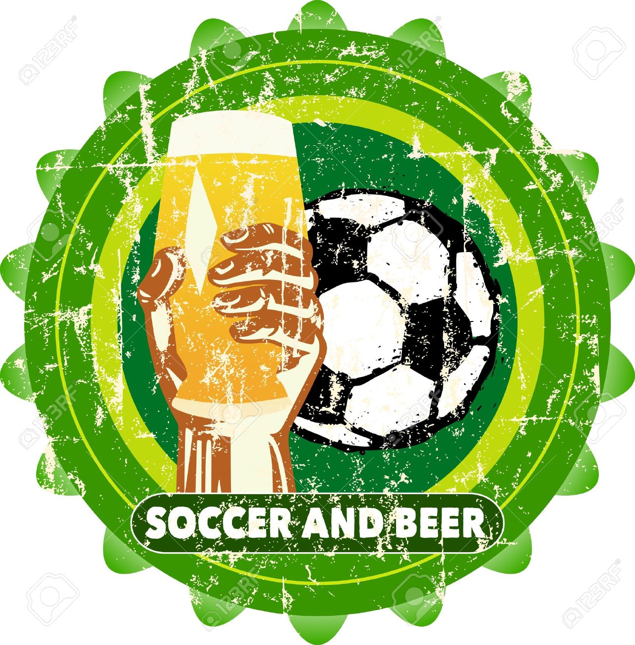 スポーツ バーとビール サッカー サイン ベクトル イラストのイラスト素材 ベクタ Image スポーツ バーとビール サッカー サイン ベクトル イラストのイラスト素材 ベクタ Image