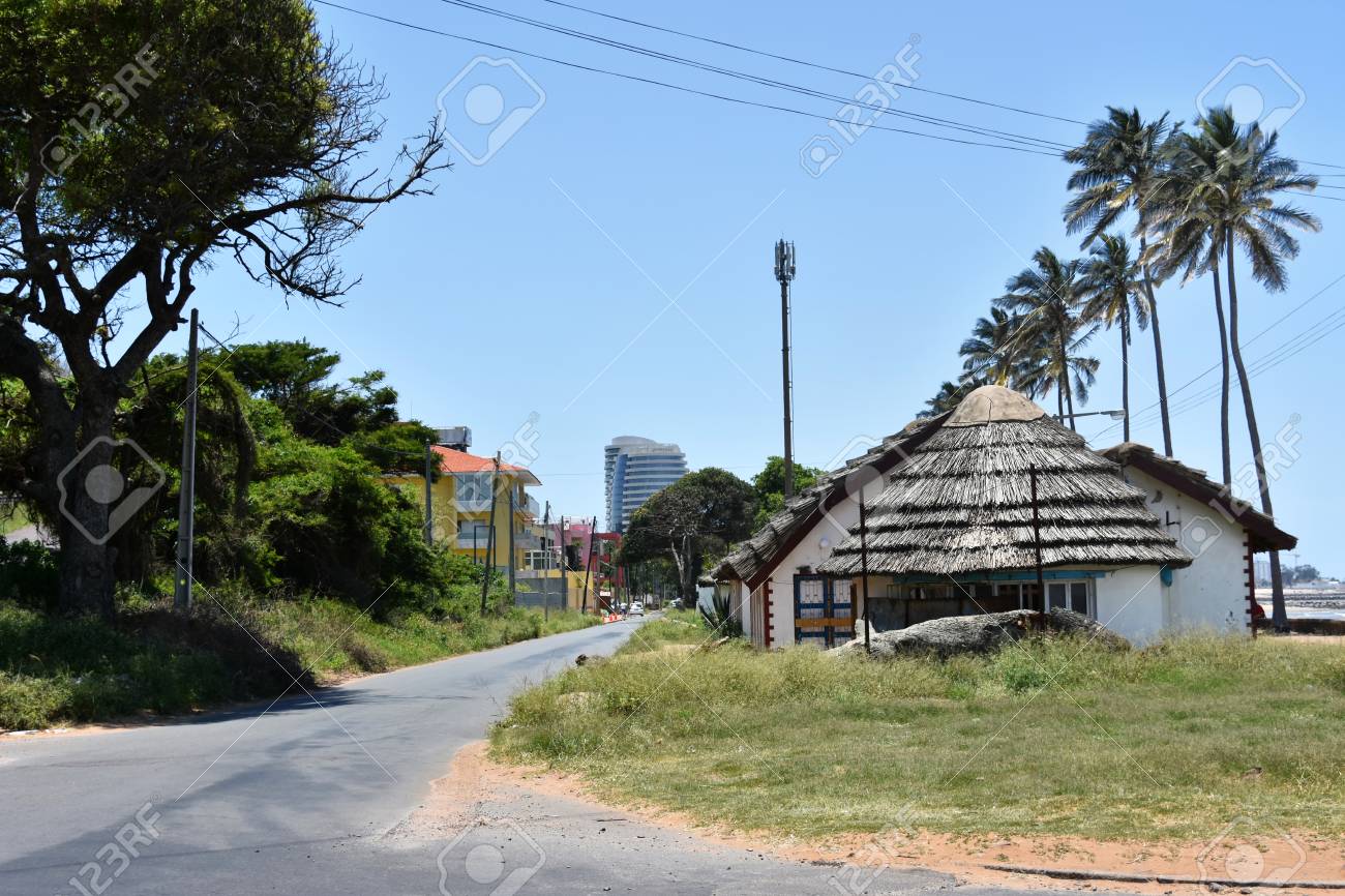 An Old House In Maputo The Capital Of Mozambique Near The ...