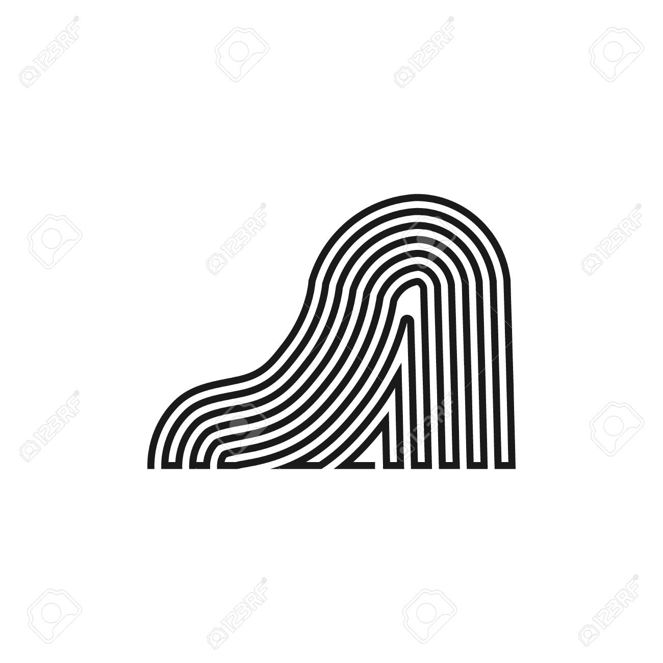 grand piano logo music media design template vector design