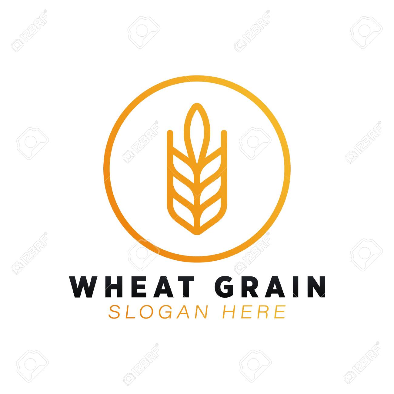Wheat Grain Agriculture Logo Ideas Inspiration Logo Design Template Vector Illustration Isolated On White Background Royalty Free Cliparts Vectors And Stock Illustration Image 137930541