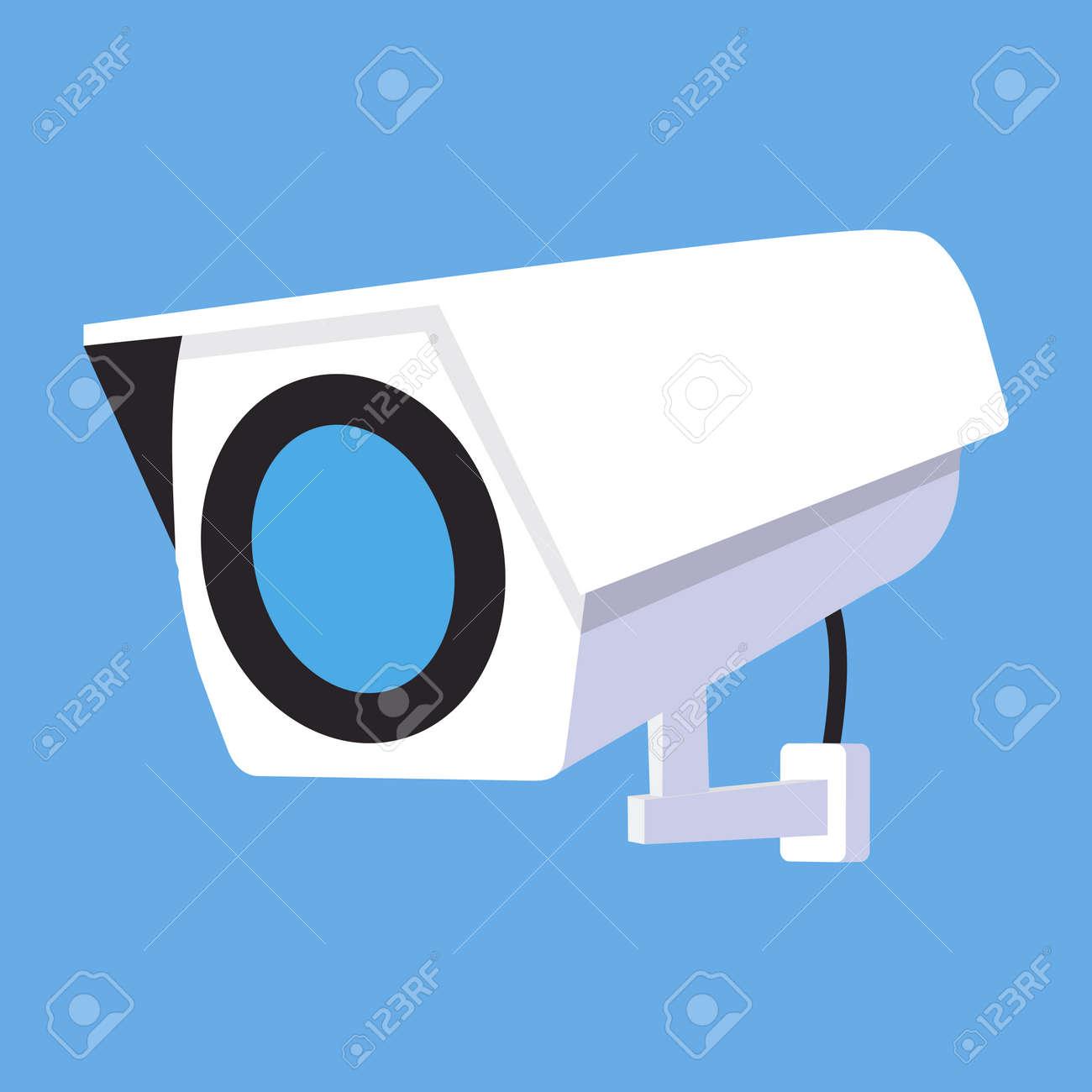 CCTV Security camera flat vector concept - 168920109 CCTV Security camera flat vector concept - 168920109