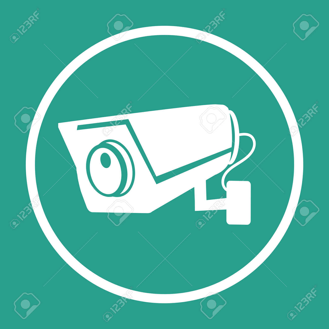 CCTV Security camera flat vector icon sign - 168920288 CCTV Security camera flat vector icon sign - 168920288