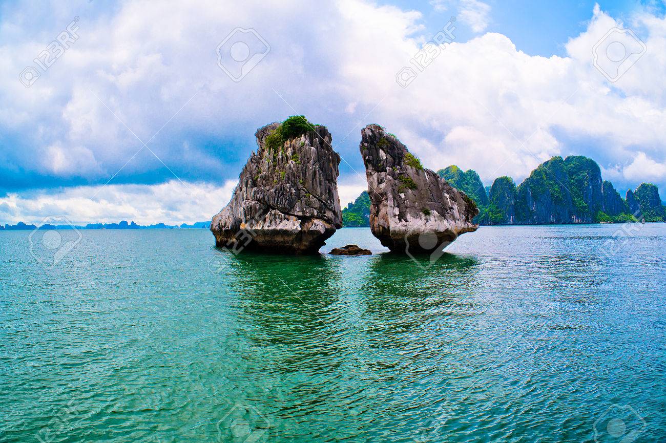 安心発送 ハロン湾の風景画1 帆布 キャンバス Redbayacres Com