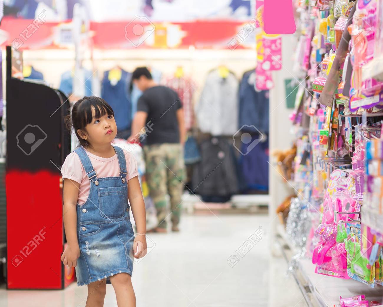 girl shopping stores