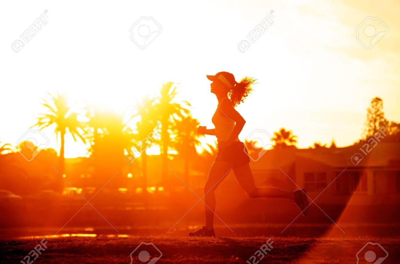 runner in the sun