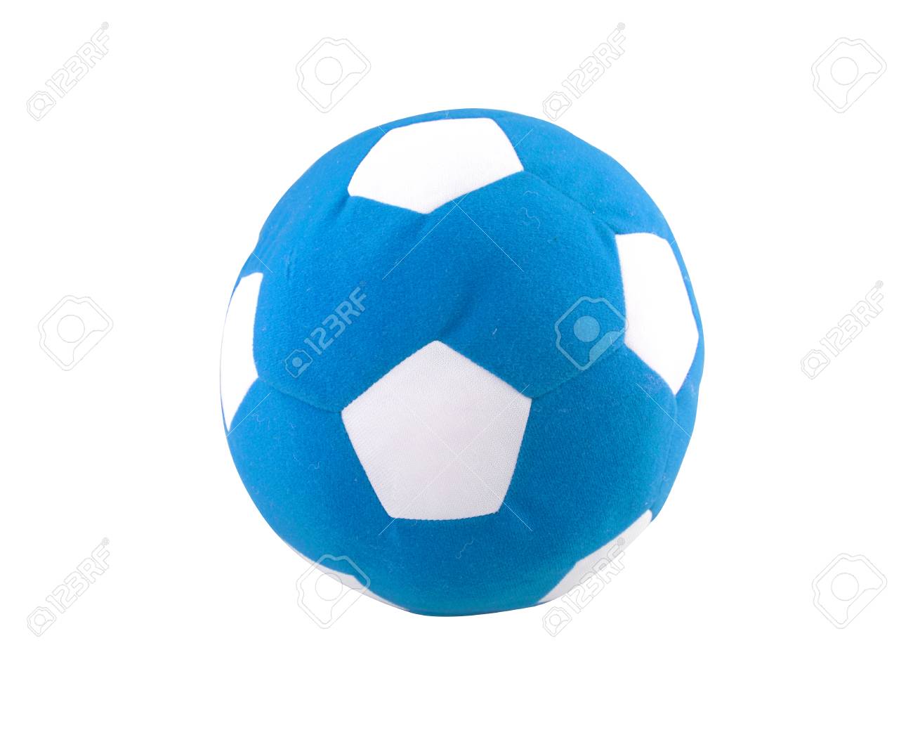 Ball Spielzeug Für Aus Synthetischen Stoffen Isoliert Auf Ball Spielzeug Für Kinder Aus Synthetischen Stoffen
