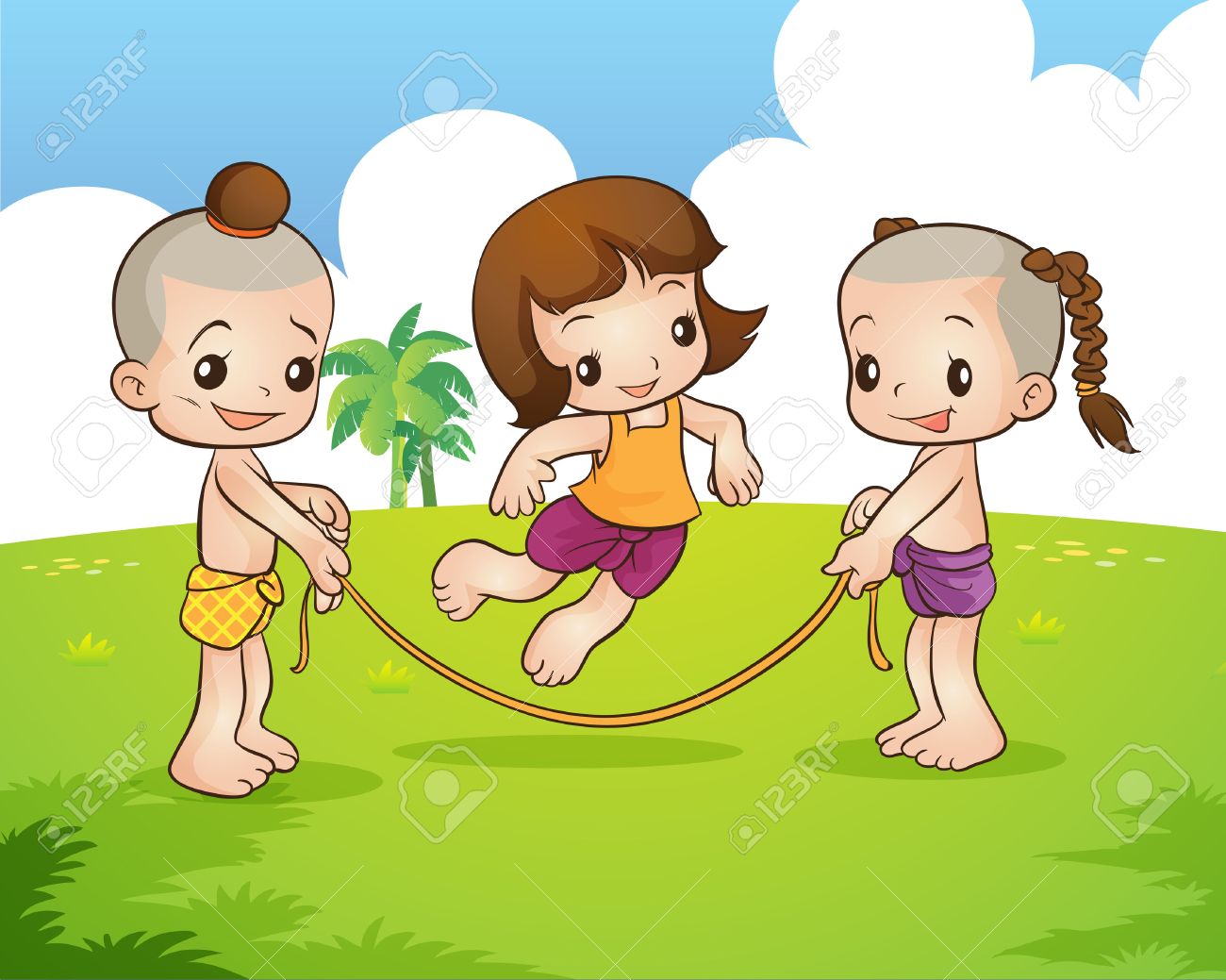 Están Niños Tailandés Tailandeses El Juego Tradicional Tradicionales Jugando XuTlwOZiPk