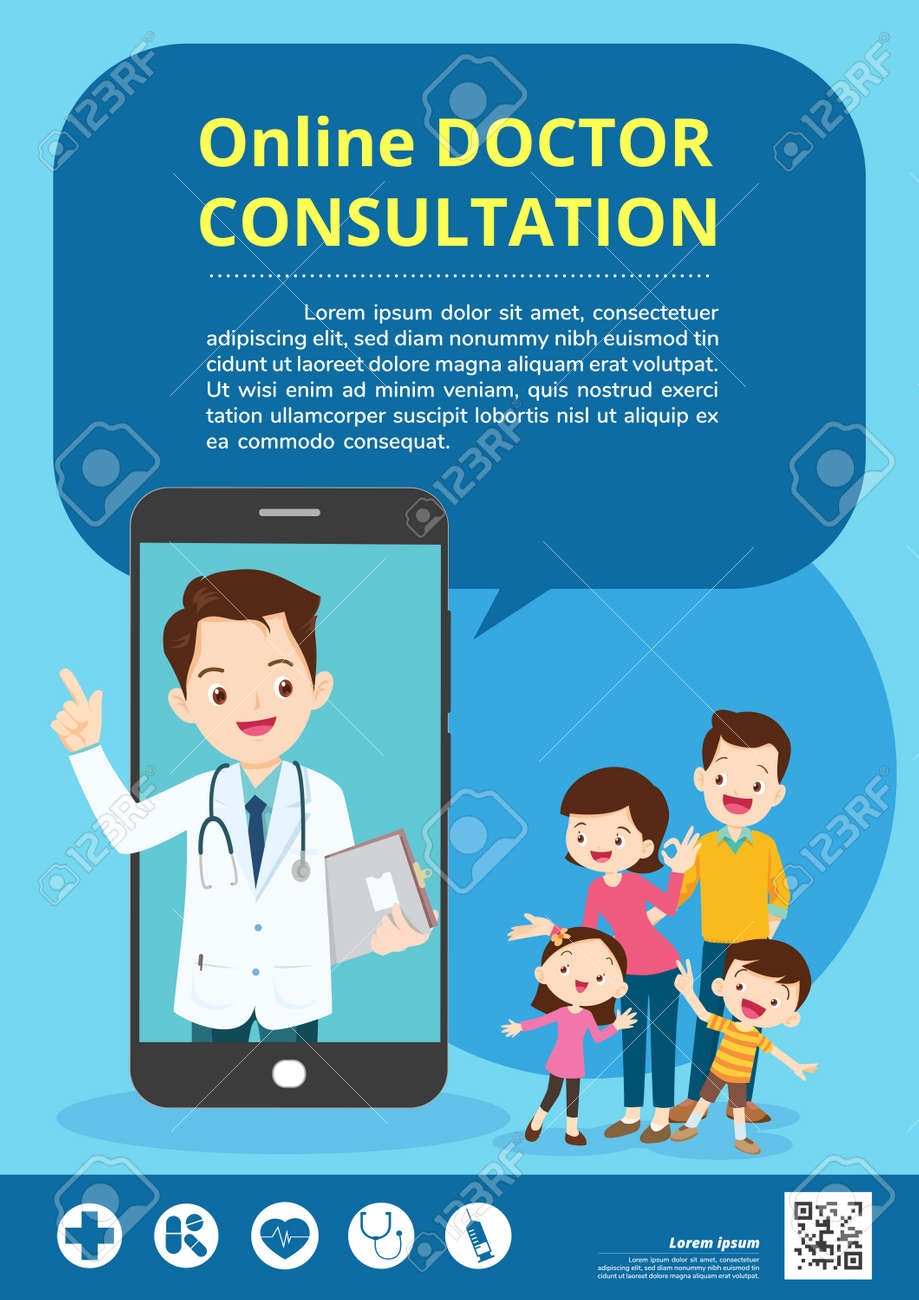 Smart doctor on the phone screen with family,Mobile App Family Doctor. Family Using Mobile Application, Control Health Indicators, Consult Online Doctor, Sign up Appointment Therapist. Healthcare services - 169091790 Smart doctor on the phone screen with family,Mobile App Family Doctor. Family Using Mobile Application, Control Health Indicators, Consult Online Doctor, Sign up Appointment Therapist. Healthcare services - 169091790
