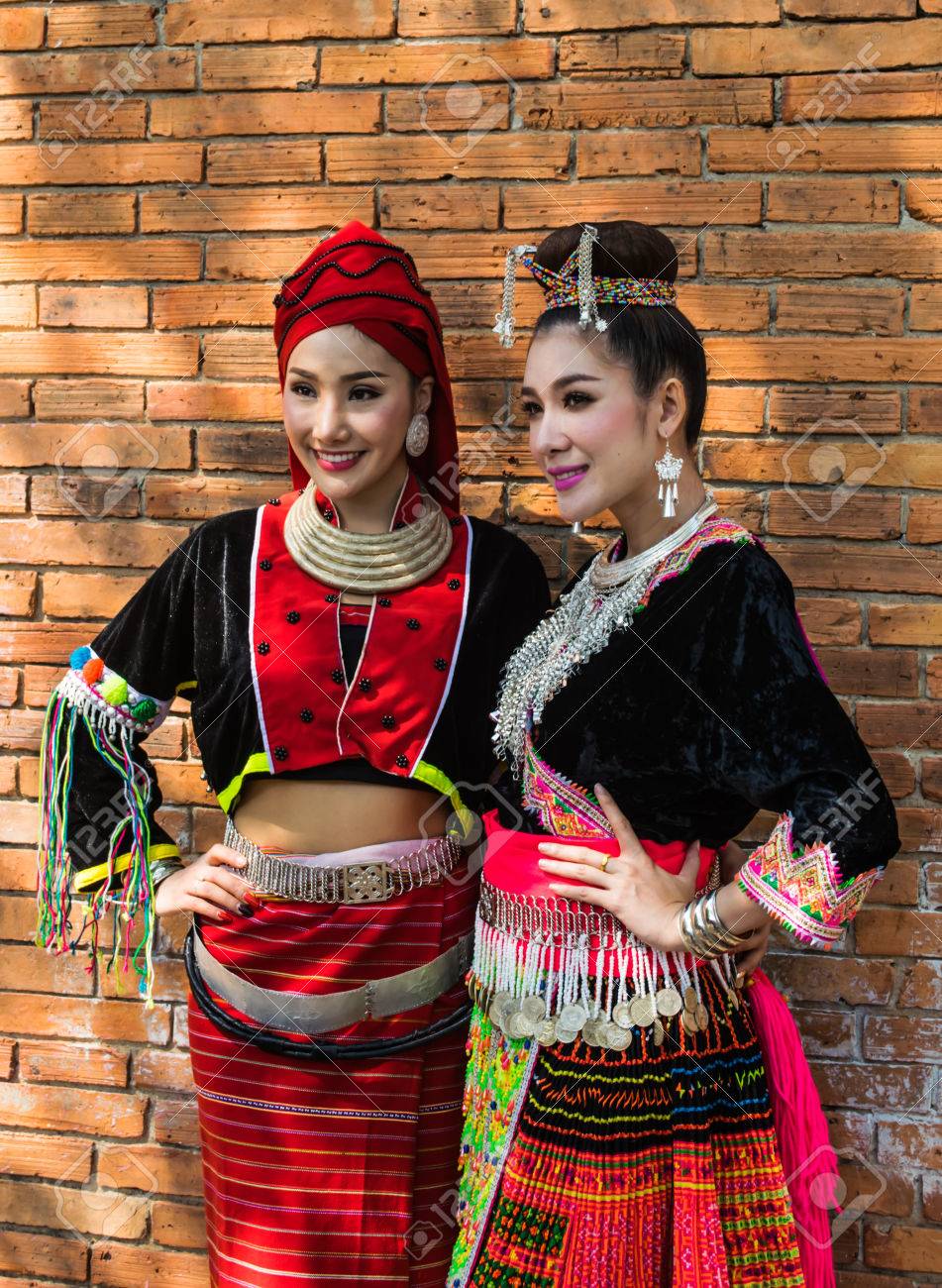 chiangmai thailand february 22 unidentified portrait ethnic people
