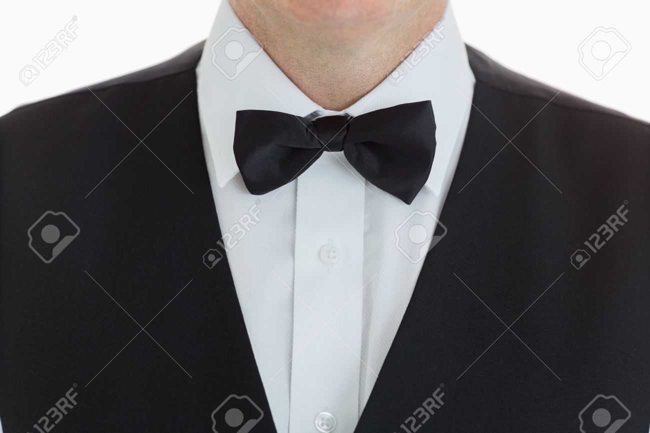 waiter with bow tie