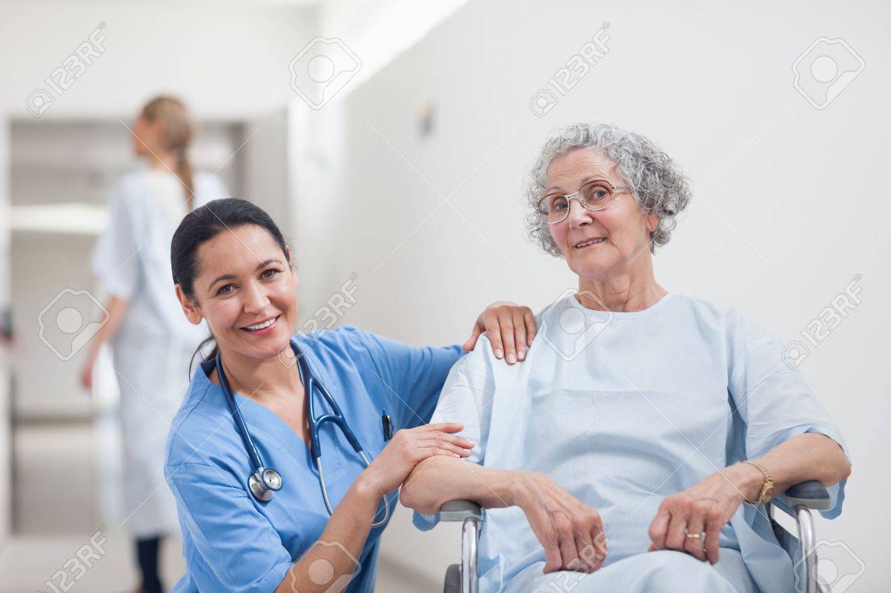 Nurse And Patient In Hospital Nurse And Patient In Hospital