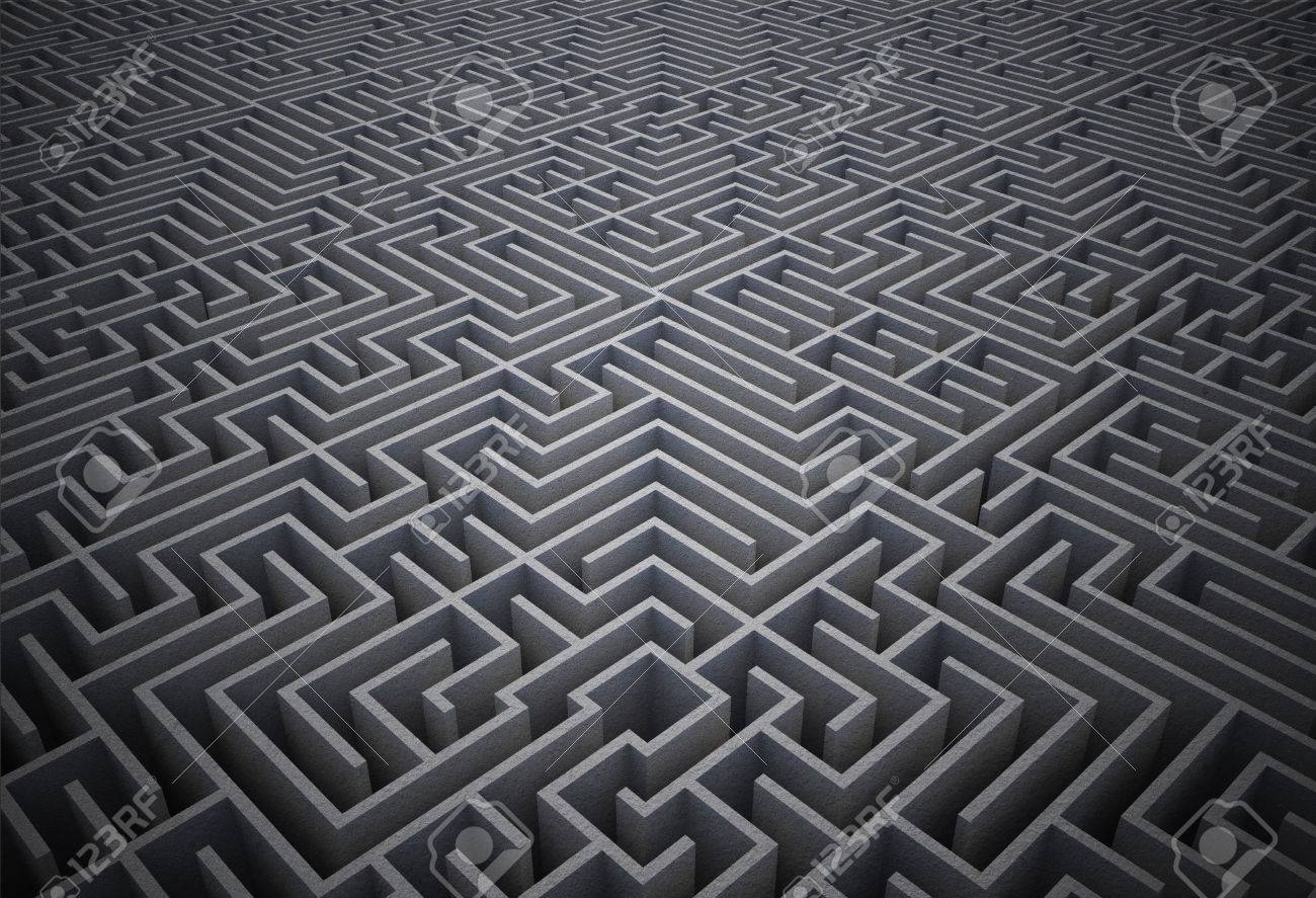 難しい迷路パズル の写真素材 画像素材 Image