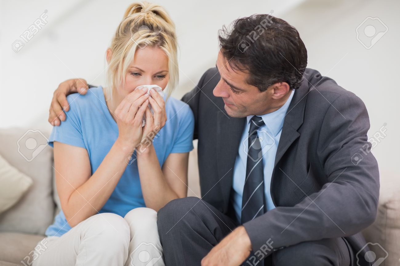Man Comforting Woman Man Comforting Woman