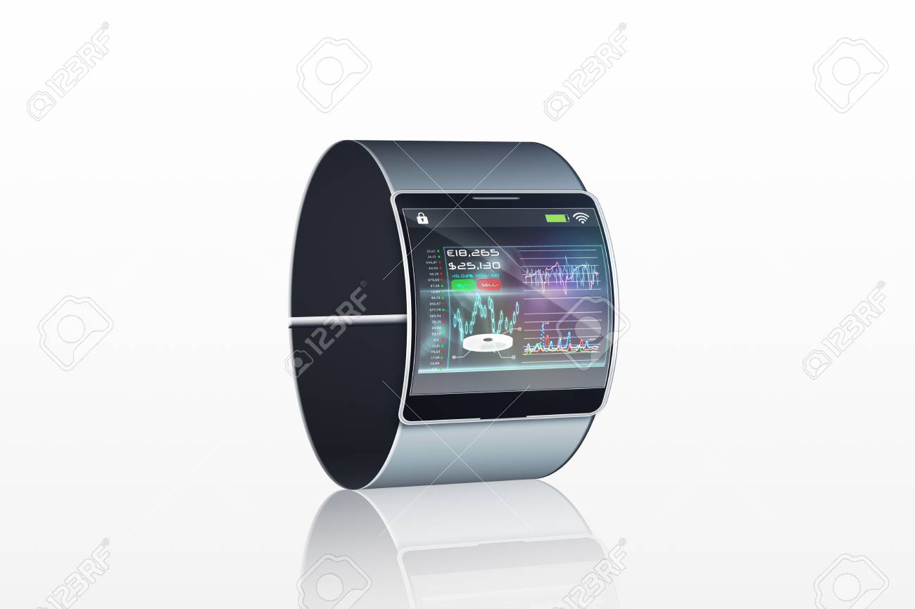 Futuristic Wristwatch With Interface Display On White Background Stock Photo Picture And Royalty Free Image Image Futuristic Wristwatch With Interface Display On White Background Stock Photo Picture And Royalty Free Image Image