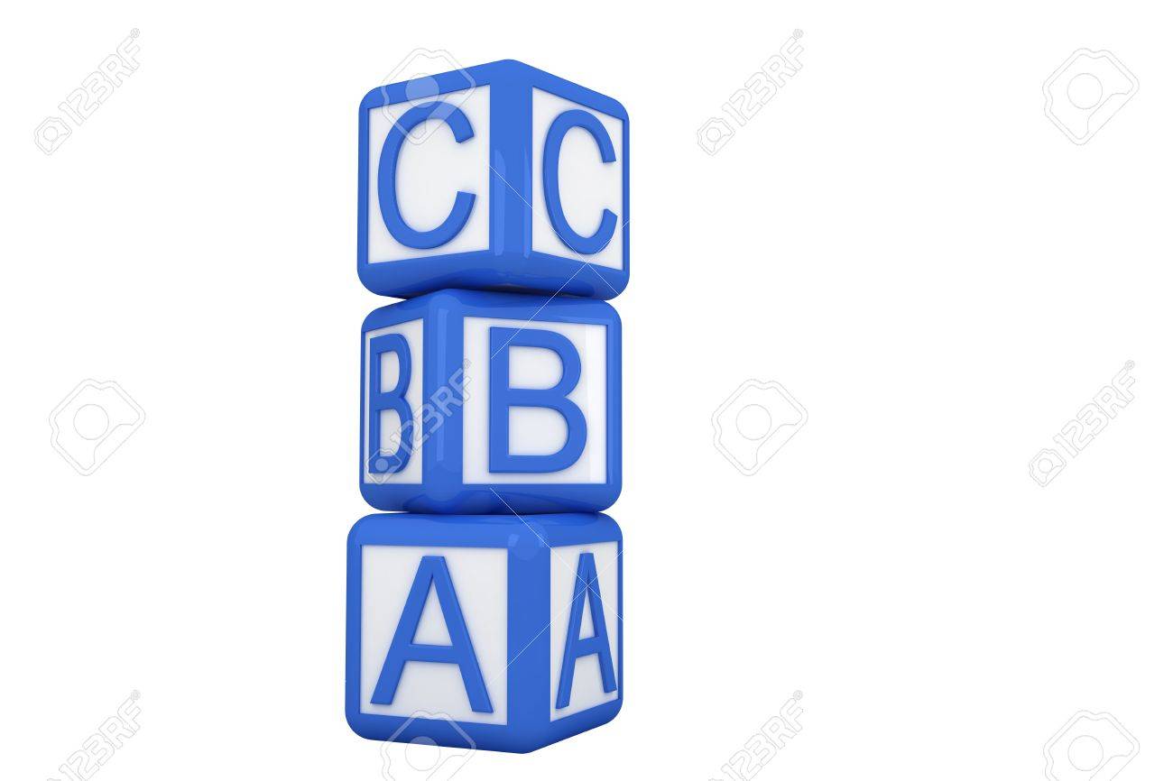 white alphabet blocks