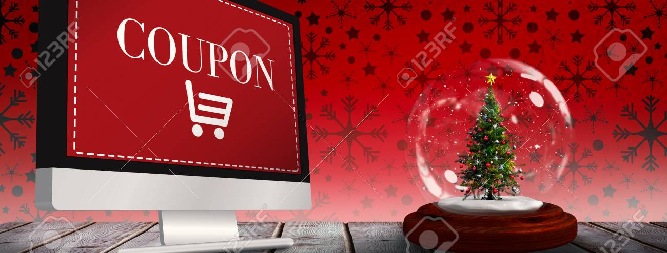 Vendita Alberi Di Natale.Immagini Stock Albero Di Natale Nel Globo Della Neve Contro La Pubblicita Di Vendita Image 48024726