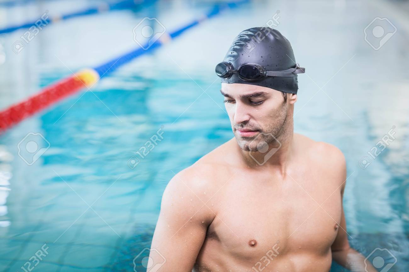 male swim caps