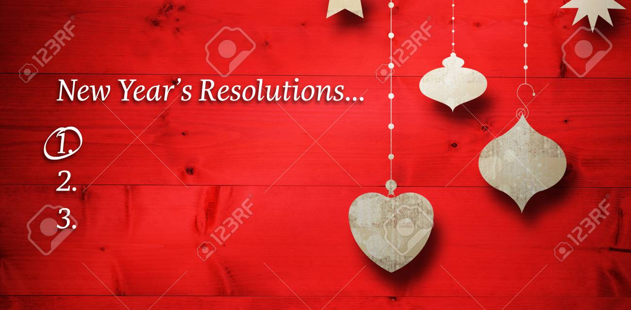 new years resolution list against christmas decorations over wood stock photo 66282756 - Christmas Decorations List new years resolution list against christmas decorations over wood stock photo 66282756 - Christmas Decorations List