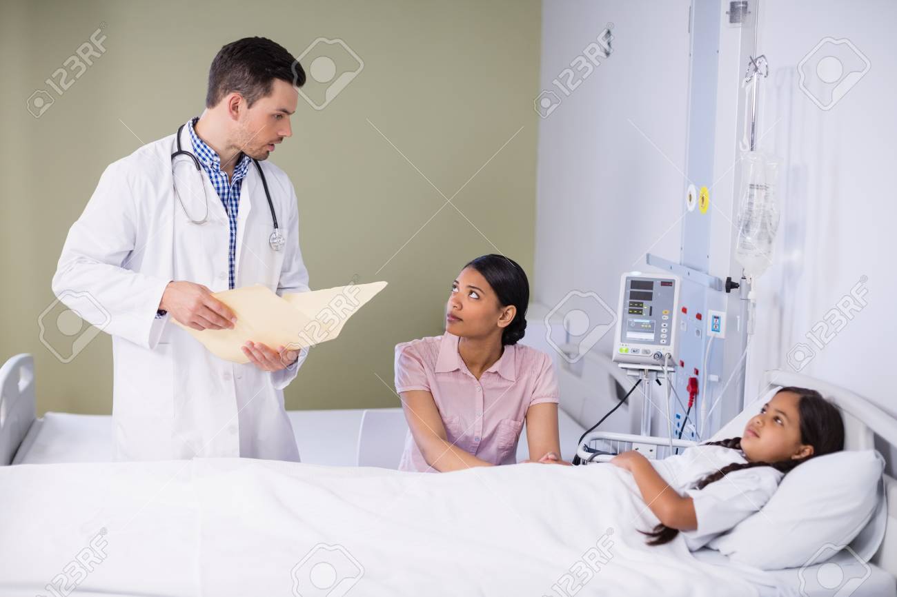 Nurse And Patient In Hospital Nurse And Patient In Hospital