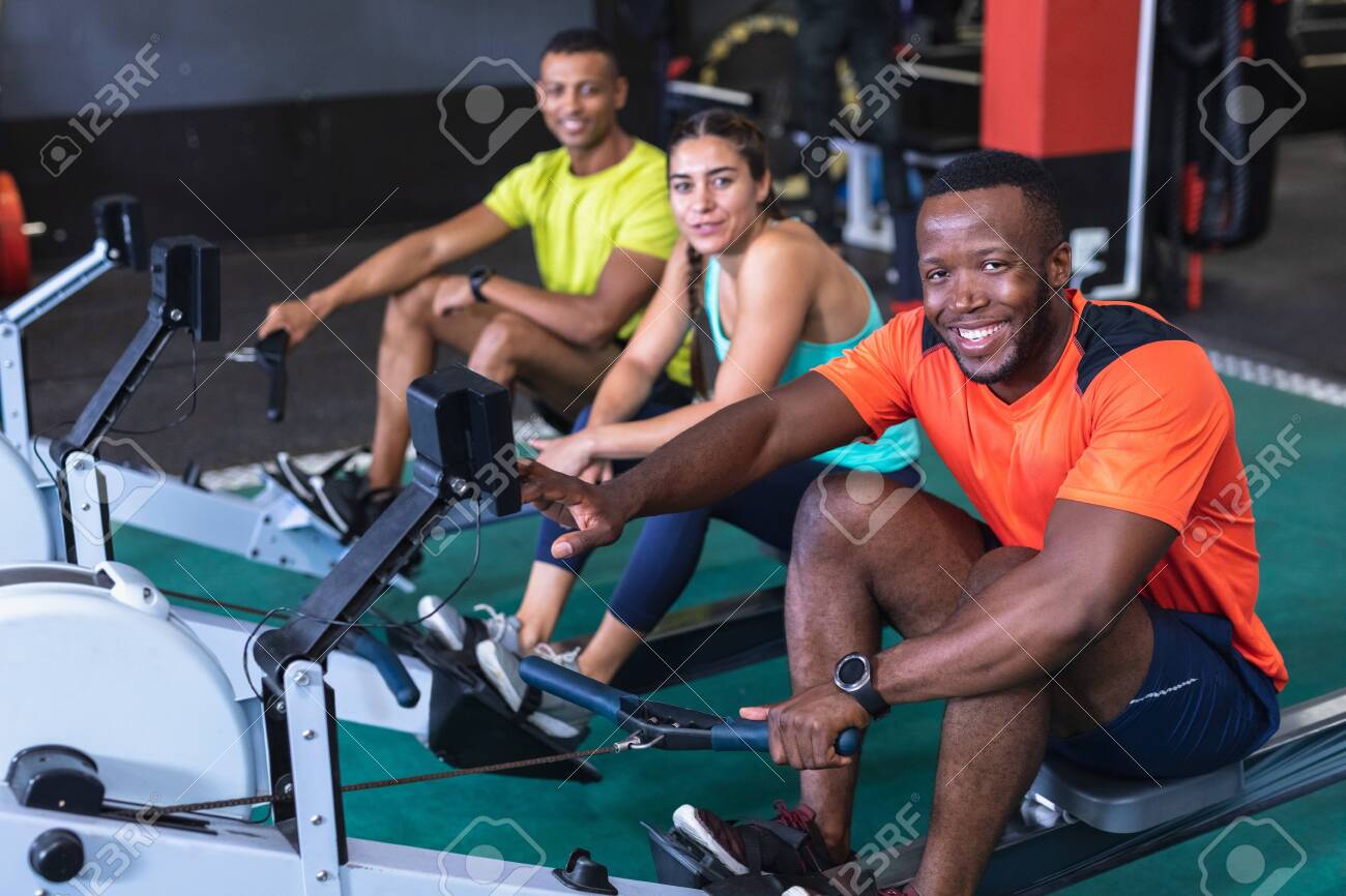 modern rowing machine