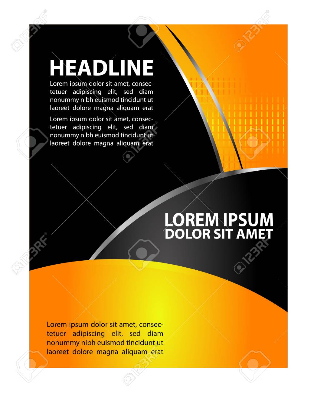 booklet design template royalty free cliparts vectors and stock booklet design template