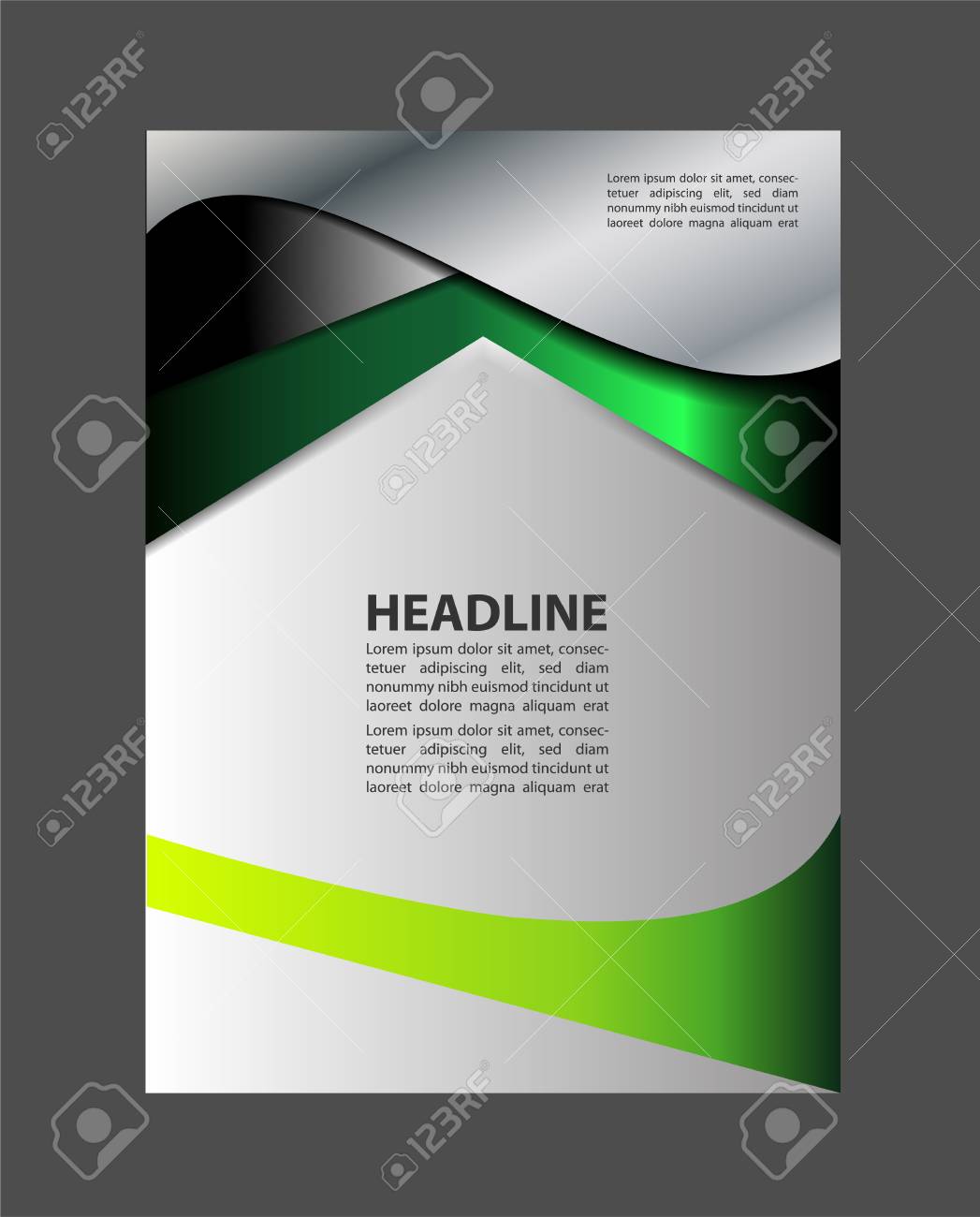 front page design template