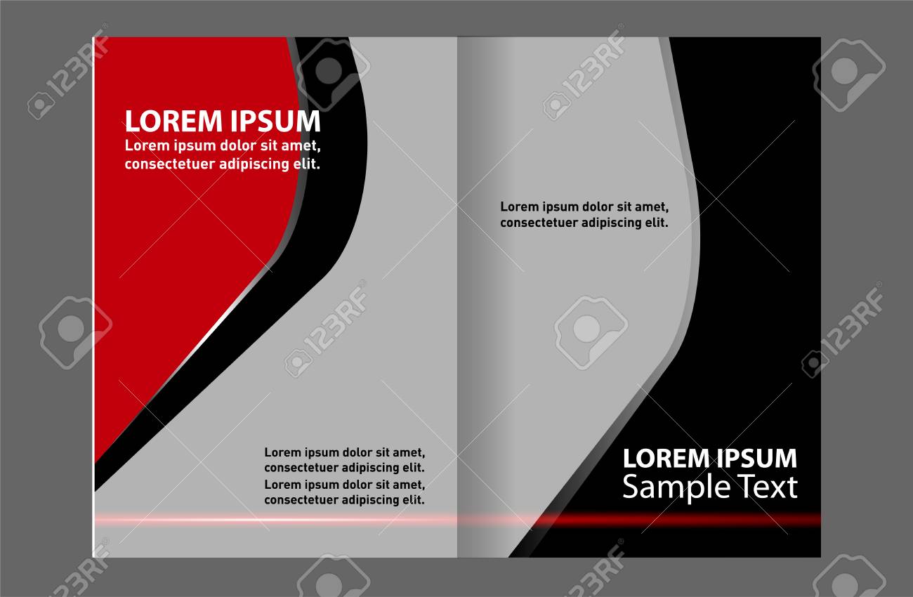 stylish presentation of business poster magazine cover layout