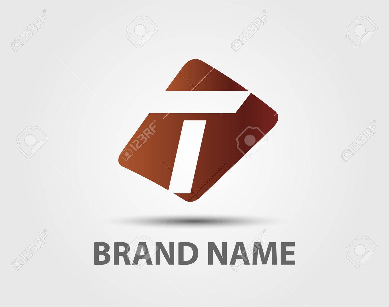 vector illustration of abstract icons based on the letter t logo letter based logo