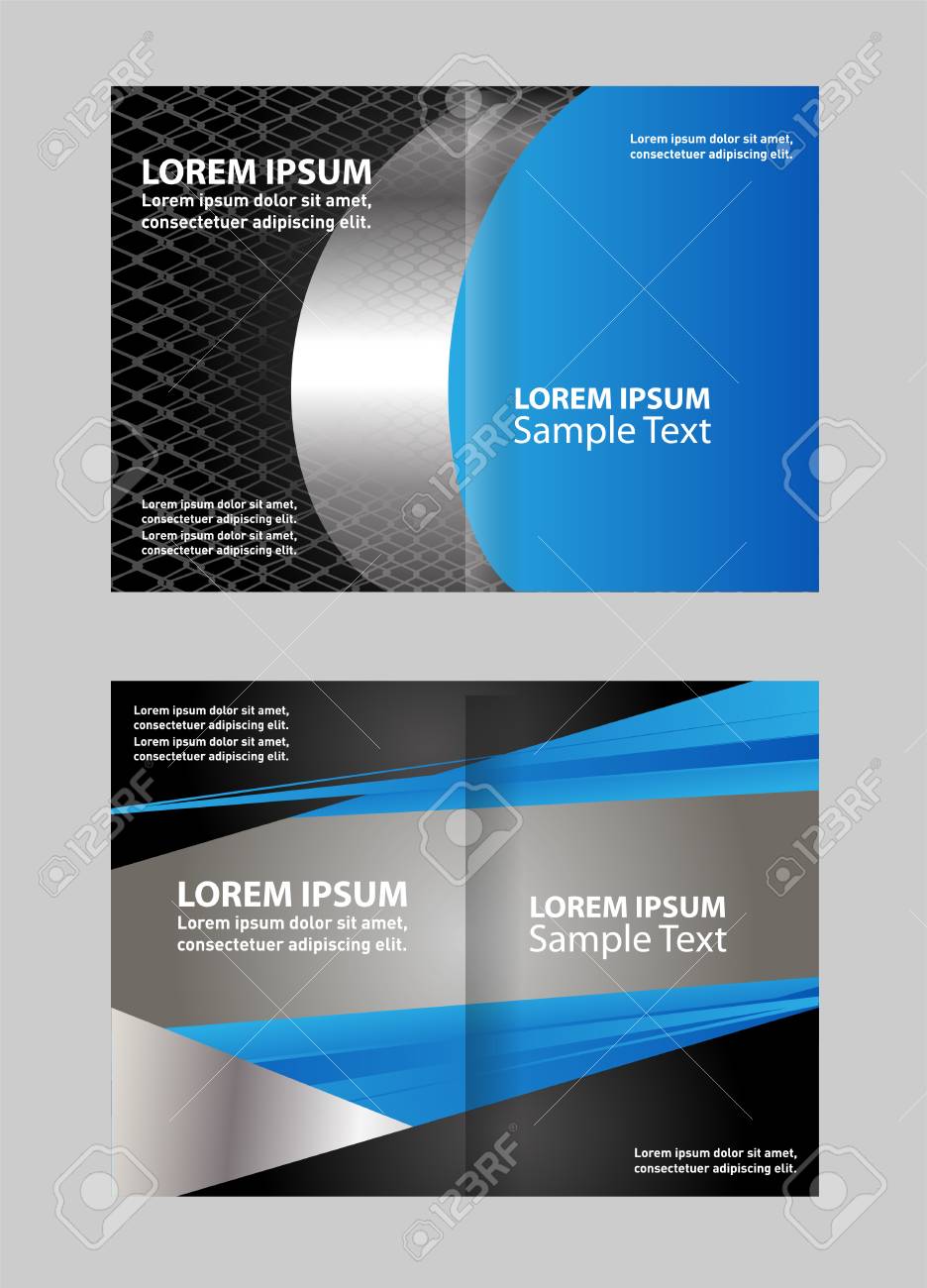 vector brochure flyer magazine cover poster template two flyer template pages