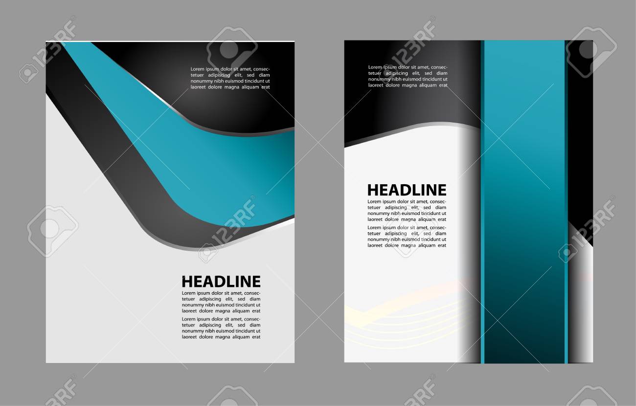 stylish presentation of business poster magazine cover layout