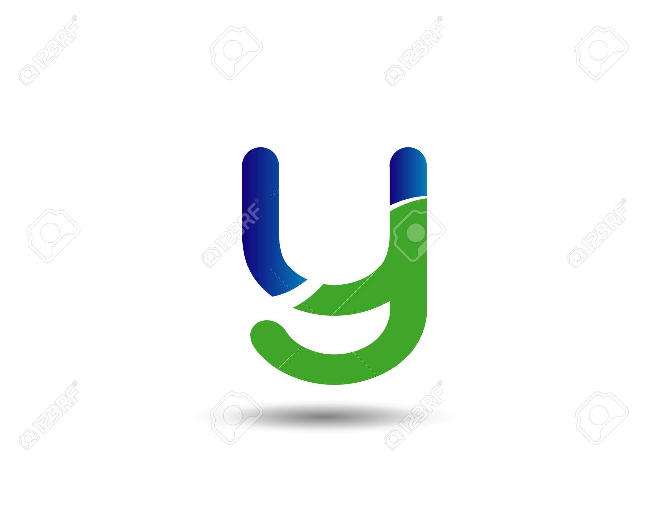 アルファベットの記号および文字 Y の要素のセット のイラスト素材 ベクタ Image