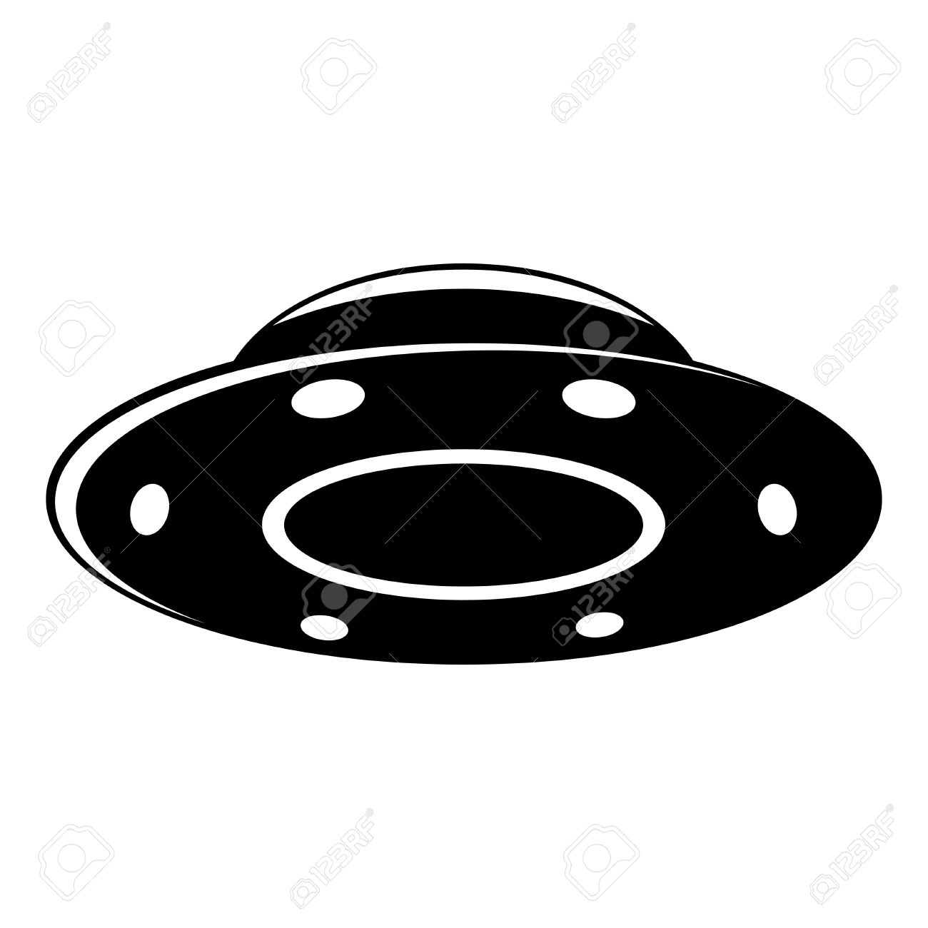 白の背景 ベクトル イラスト上に分離されて黒 Ufo のイラスト素材 ベクタ Image 白の背景 ベクトル イラスト上に分離されて黒 Ufo のイラスト素材 ベクタ Image