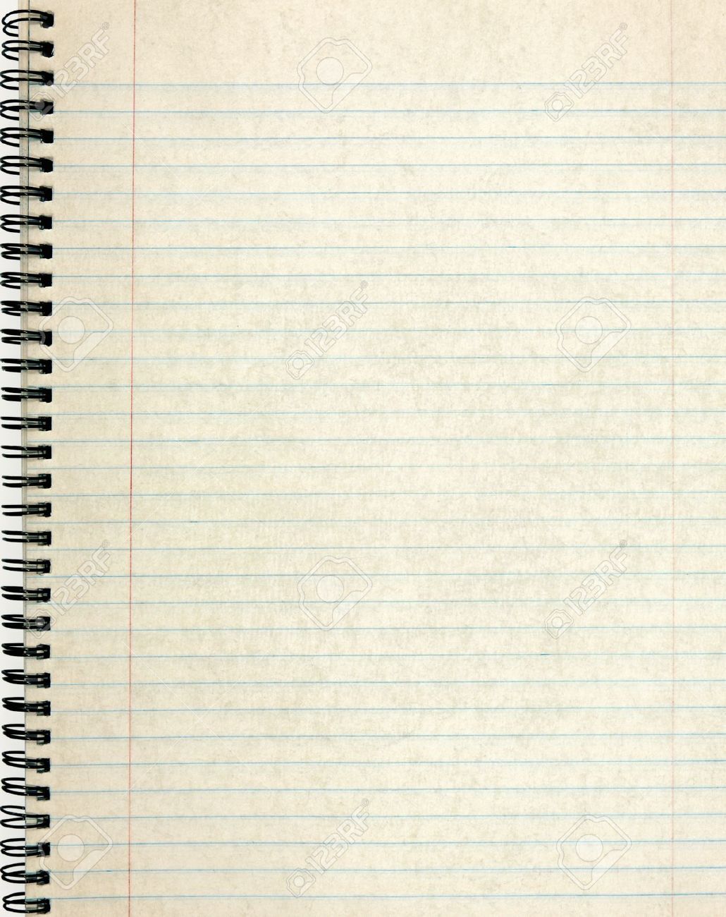 old notebook page lined paper stock photo picture and royalty free